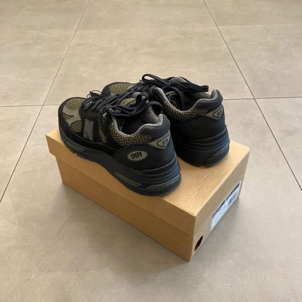 NB X STONE 991 BLACK