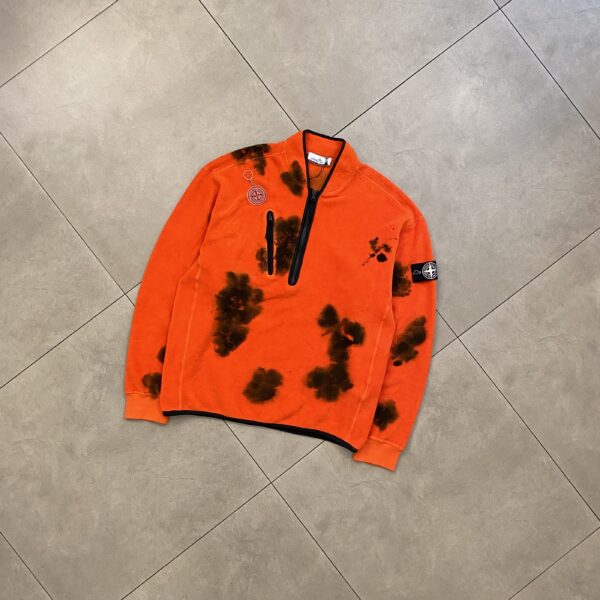 HALFZIP HAND PAINT ORANGE