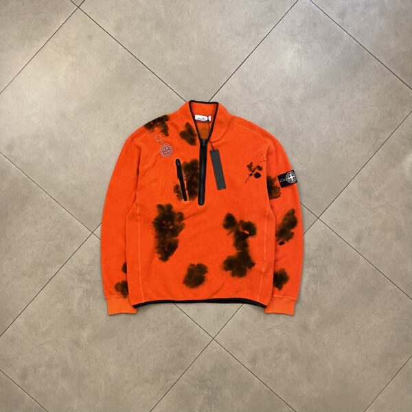 HALFZIP HAND PAINT ORANGE