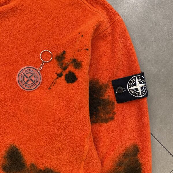 HALFZIP HAND PAINT ORANGE