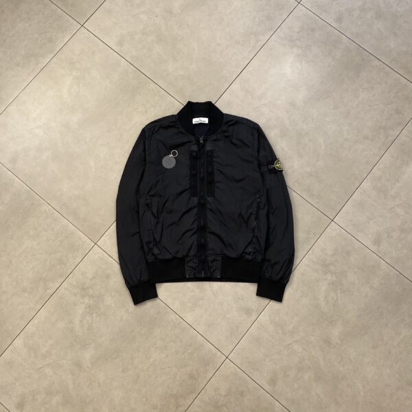GARMENT DYED BLACK JACKET