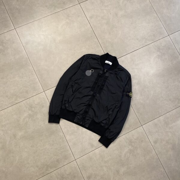 GARMENT DYED BLACK JACKET