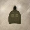 GHOST PIECE ZIP DARKGREEN