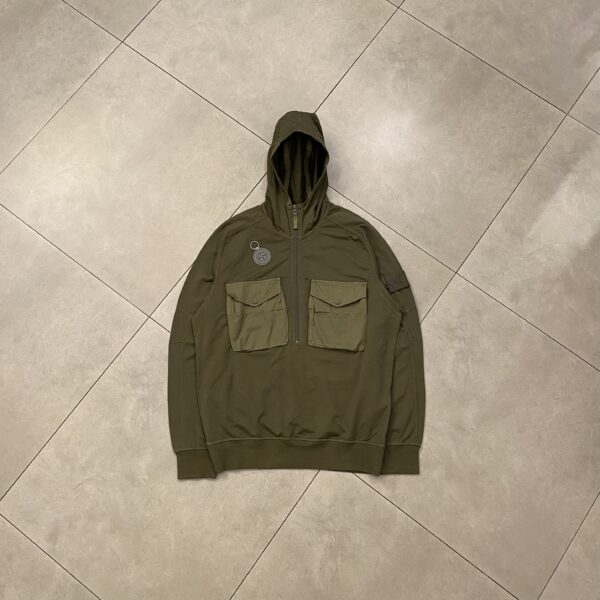 GHOST PIECE ZIP DARKGREEN