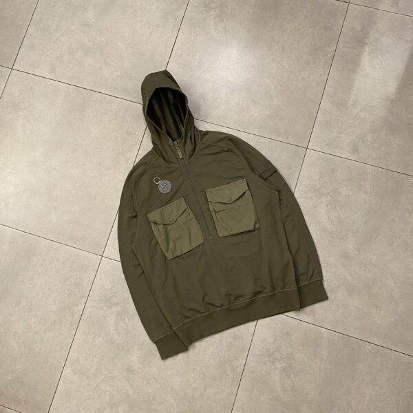 GHOST PIECE ZIP DARKGREEN