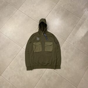 GHOST PIECE ZIP DARKGREEN