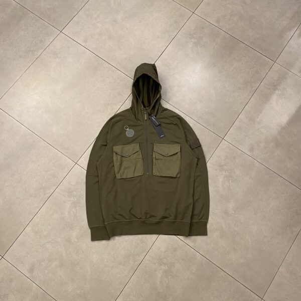 GHOST PIECE ZIP DARKGREEN