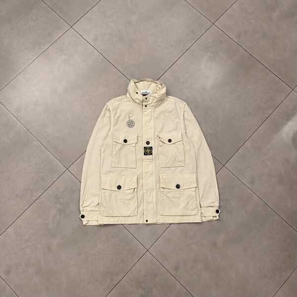 COTTON CORDURA CREAM JACKET
