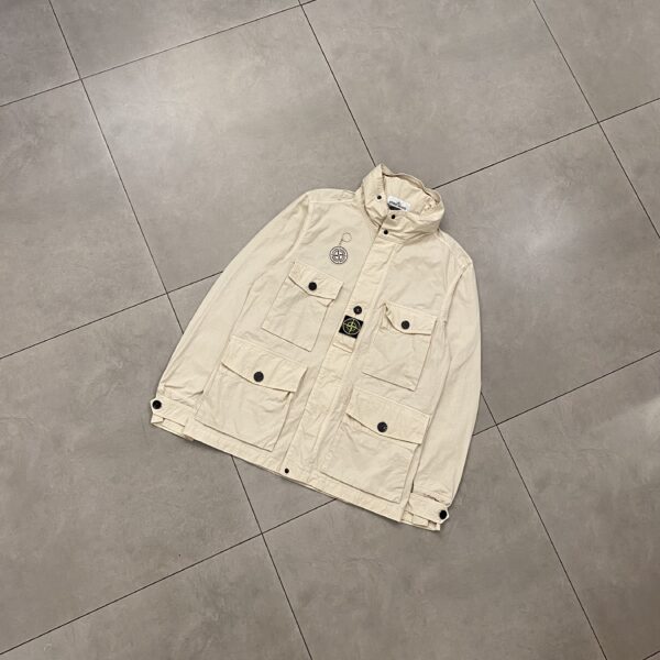 COTTON CORDURA CREAM JACKET
