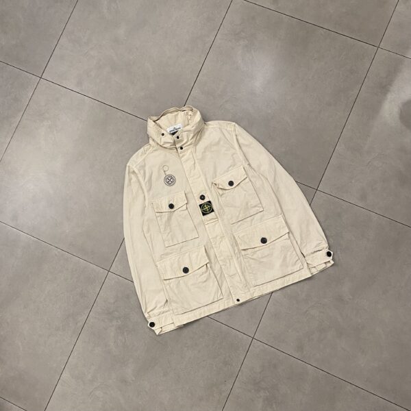 COTTON CORDURA CREAM JACKET
