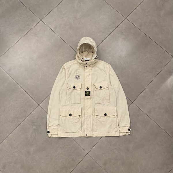 COTTON CORDURA CREAM JACKET
