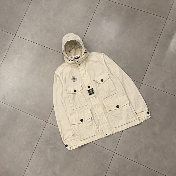 COTTON CORDURA CREAM JACKET