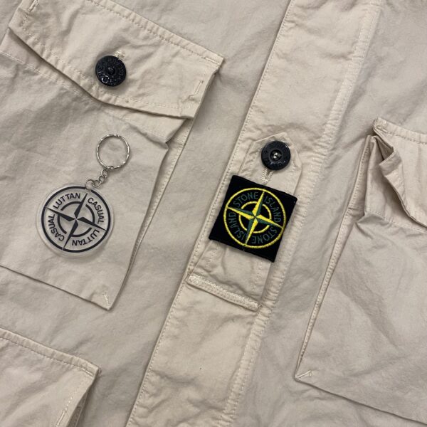 COTTON CORDURA CREAM JACKET