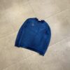 HAND BRUSHED CREWNECK BLUE
