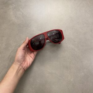 GLASSES STONE RED