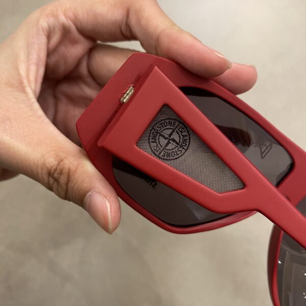 GLASSES STONE RED
