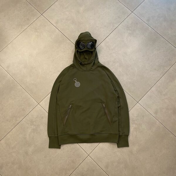 CP COMPANY HOODIE OLIVE