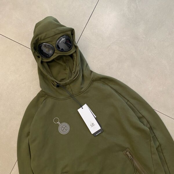 CP COMPANY HOODIE OLIVE