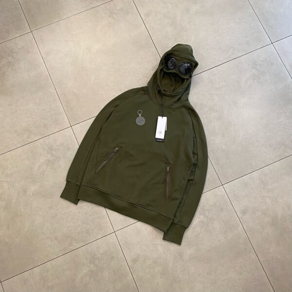CP COMPANY HOODIE OLIVE