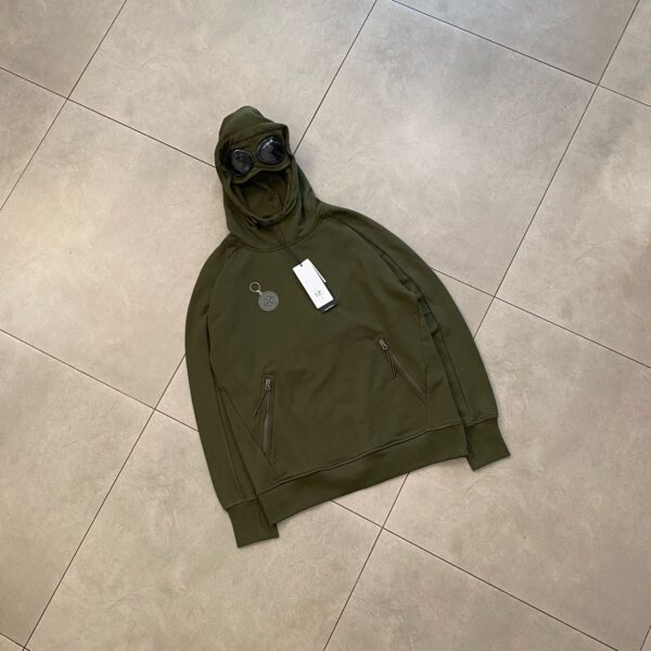CP COMPANY HOODIE OLIVE