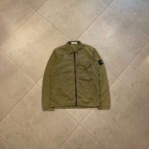 OVERSHIRT BASIC STONE OLIVE