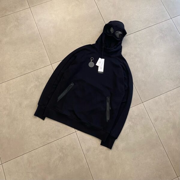 CP COMPANY HOODIE BLACK