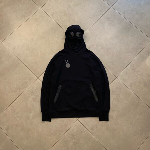 CP COMPANY HOODIE BLACK