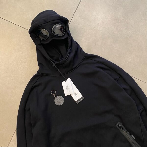 CP COMPANY HOODIE BLACK