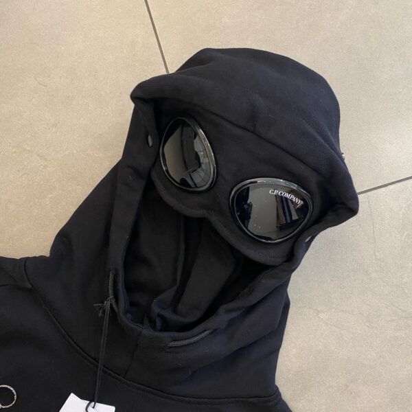 CP COMPANY HOODIE BLACK