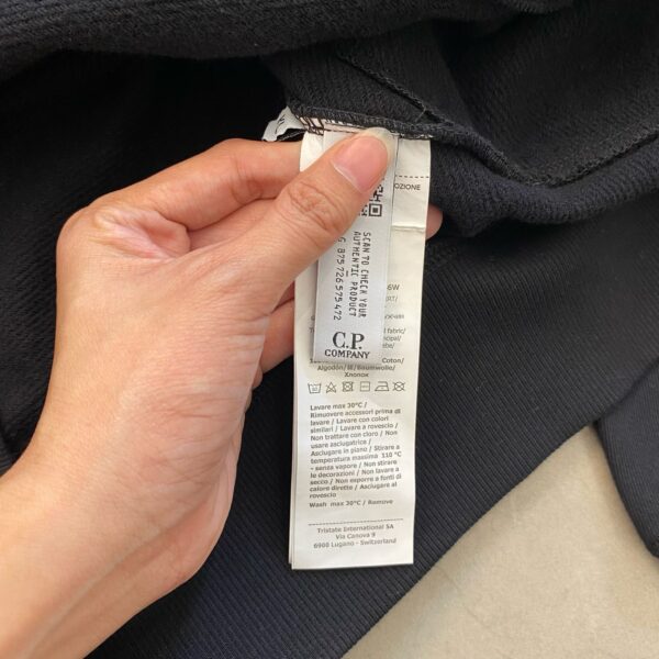 CP COMPANY HOODIE BLACK