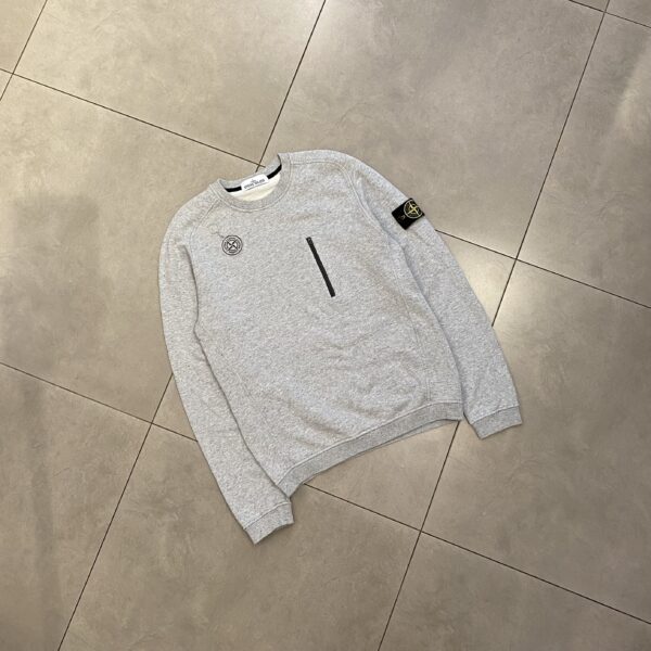 CREWNECK POCKET GREY
