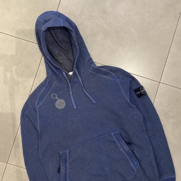 DUST COLOUR HOODIE BLUE