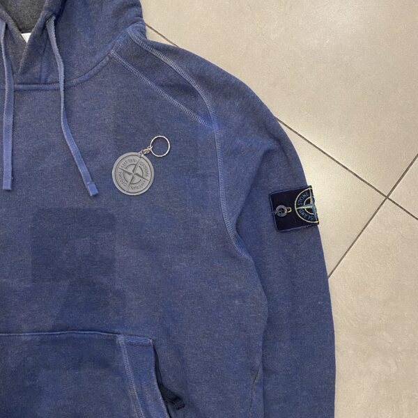 DUST COLOUR HOODIE BLUE
