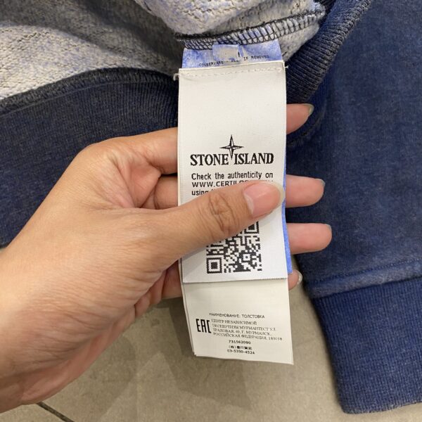DUST COLOUR HOODIE BLUE