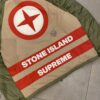 SUPREME X STONE ISLAND TELA LOGO