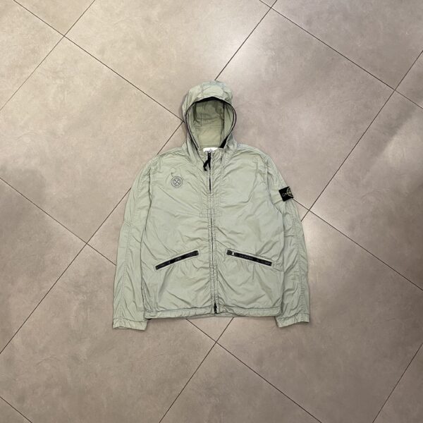 GARMENT DYED JACKET GREEN