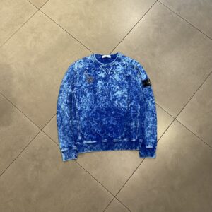CREWNECK OFF DYED BLUE