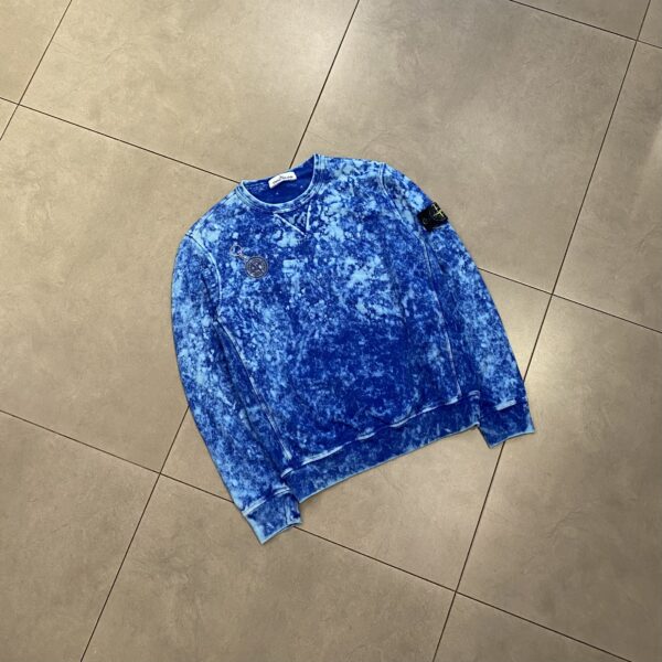 CREWNECK OFF DYED BLUE