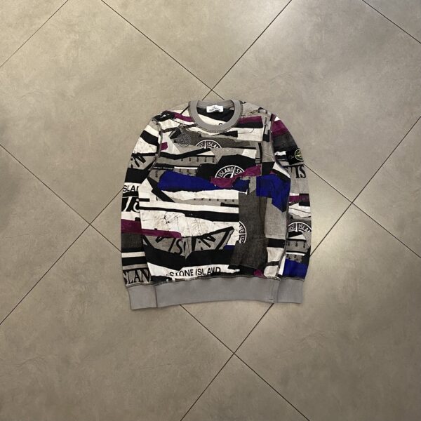 CREWNECK STONE PRINT