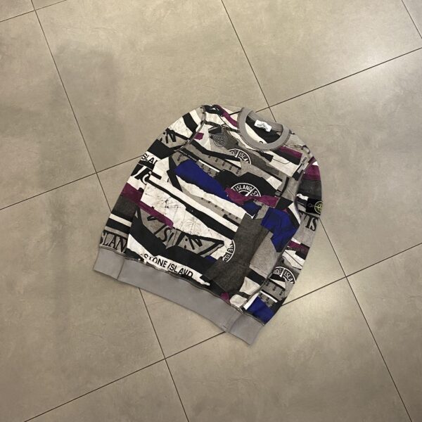 CREWNECK STONE PRINT