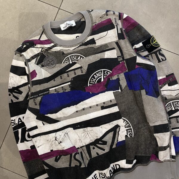 CREWNECK STONE PRINT