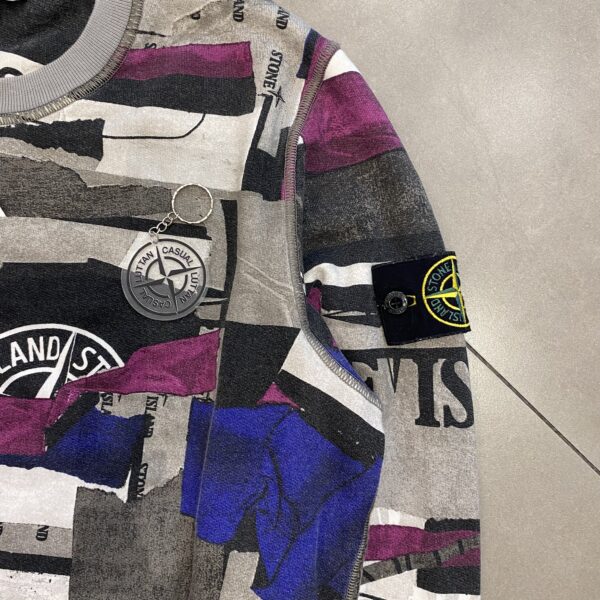 CREWNECK STONE PRINT