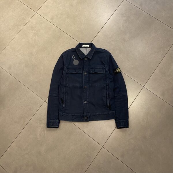 TREATED DENIM JACKET STONE