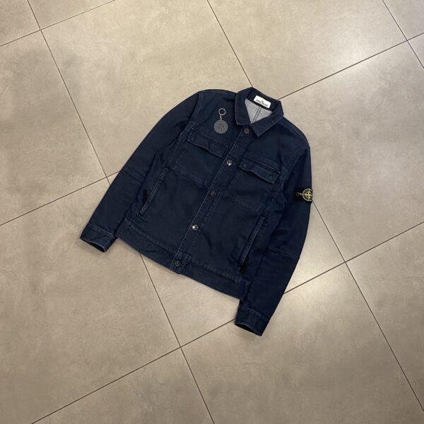 TREATED DENIM JACKET STONE