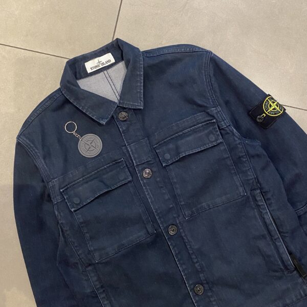 TREATED DENIM JACKET STONE