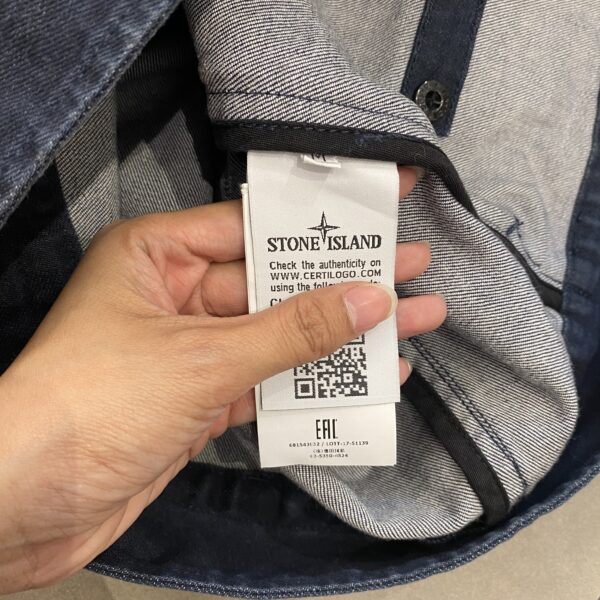 TREATED DENIM JACKET STONE