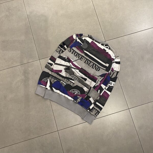 CREWNECK STONE PRINT