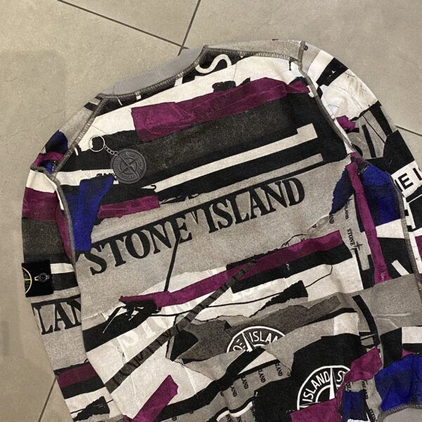 CREWNECK STONE PRINT