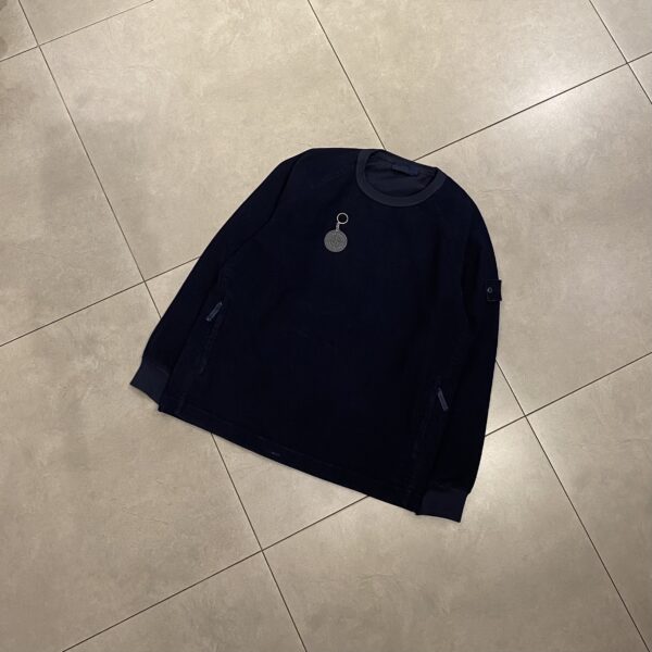 SUEDE CREWNECK GHOST