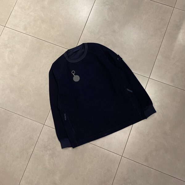 SUEDE CREWNECK GHOST